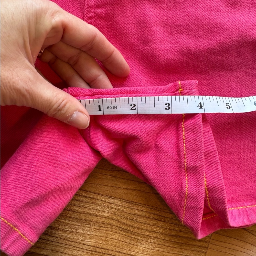 Judy Blue Hi-Rise Garment Dyed Magenta Shorts Women's Large - Picture 9 of 9